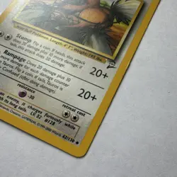 Nintendo Pokemon Tauros Base Set 2 62/130 Uncommon 60 HP 1999 TCG - Image 4