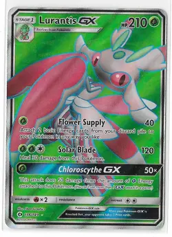 Lurantis GX 138/149 Sun & Moon Base Set S&M Full Art Pokemon TCG Card NM - Image 1