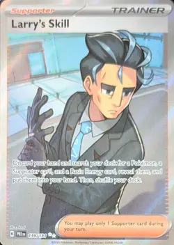 Larry's Skill - 139/131 139/131 Ultra Rare SV: Prismatic Evolutions Pokemon NM - Image 1