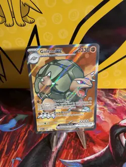 Golem ex 189/165 Pokemon TCG Scarlet & Violet 151 Full Art Ultra Rare NM - Image 1