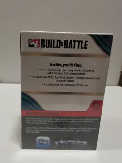 Pokemon TCG Scarlet & Violet Twilight Masquerade Build&Battle Box Factory Sealed - Image 2
