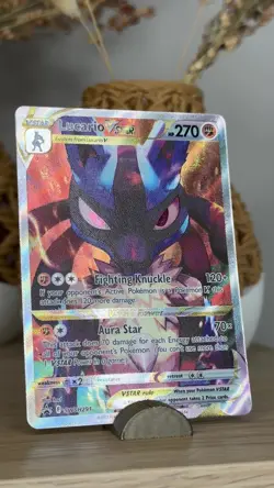 Pokemon TCG Lucario VSTAR Black Star Promo SWSH291 Holo Card NM/Mint Condition - Image 2