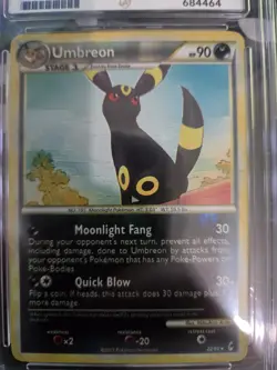 Pokemon TCG Umbreon Call of Legends 22/95 Reverse Holo Foil Rare Ace 9 Not PSA - Image 2