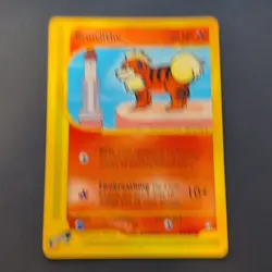 Pokemon Growlithe Basic 50HP 10+ Attack Regular English Card Nintendo TCG - Image 1