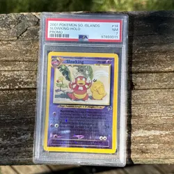 Vintage Pokemon TCG Reverse Holo Slowking 14/18 Southern Island Promo PSA 7 - Image 4