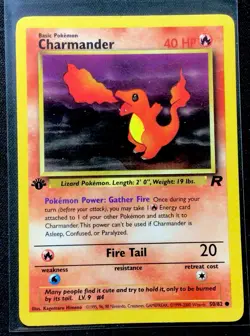2000 Pokemon Team Rocket 1st Edition Charmander! #50 Of 82! ENN Cards - Image 1