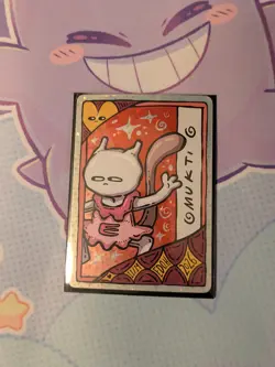 Pokemon Fanart Valentines Pokkedo Card Mukti (Mewtwo) - Image 1