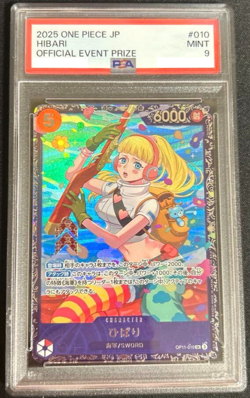 PSA 9 Hibari SR OP11-010 Flagship Battle ONE PIECE Card Japanese Promo 2025 - Image 1