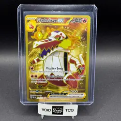 Skeledirge EX Pokemon Paldea Evolved 272/193 Hyper Rare Full Art Gold NM - Image 1