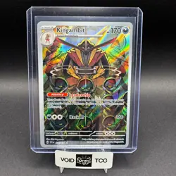 Kingambit Pokemon Scarlet Violet 220/198 Illustration Rare Full Art NM Nagasawa - Image 1
