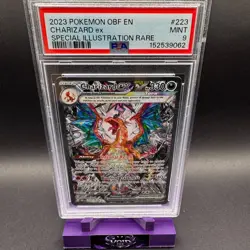 Charizard EX Pokemon Obsidian Flames 223/197 SIR Full Art PSA 9 AKIRA EGAWA - Image 1