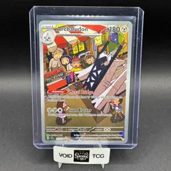 Archaludon Pokemon Stellar Crown 155/142 Illustration Rare Holo NM Aoki - Image 1