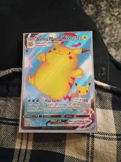 Surfing Pikachu VMAX 009/025 - Celebrations - Holo Pokemon Card Near Mint (NM) - Image 1