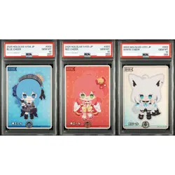 PSA 10 Blue Red White Cheer NYC4 3 1 003 Seq Set Hololive Card Holoca Japanese - Image 1