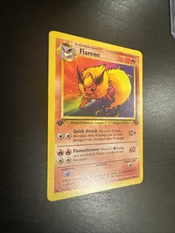 Pokemon TCG Flareon Jungle 19/64 1st Edition Rare - Image 2