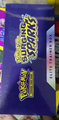 Pokemon TCG Surging Sparks Sealed Elite Trainer Box ETB New/Sealed - Image 3