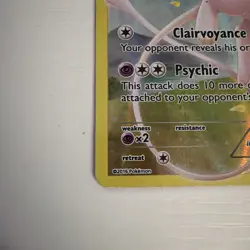 Mew XY110 X&Y Black Star Promo Full Art Holo Pokemon Card NM-LP - Image 4