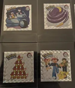 1999 Pokemon Series 1 Stickers Prism Lot (8) - Image 2