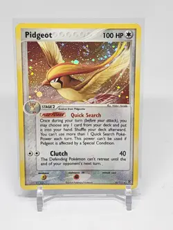 Pokemon TCG Pidgeot EX FireRed & LeafGreen 10 Holo Holo Rare - Image 1