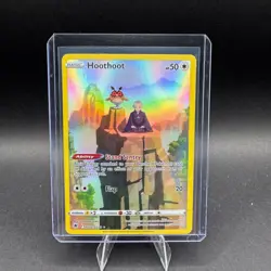Hoothoot Pokemon Astral Radiance Trainer Gallery TG12 Ultra Rare Full Art NM - Image 1