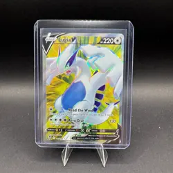 Lugia Vstar Pokemon Silver Tempest 185/195 Ultra Rare Full Art Holo NM - Image 1