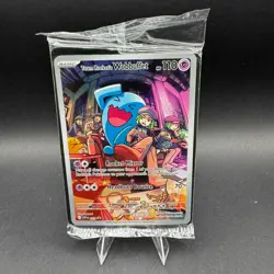Team Rockets Wobbuffet Pokemon Scarlet Violet Promos SV 203 Full Art BSP Sealed - Image 1