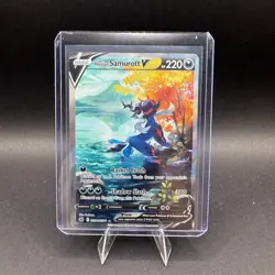 Hisuian Samurott V Pokemon Crown Zenith Galarian Gallery GG51 Full Art NM kodama - Image 1
