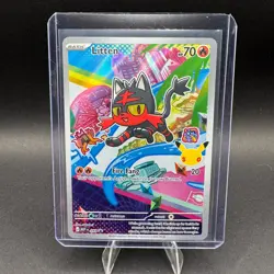 Litten Pokemon Mega Evolution Promos BSP 044 First Partners Full Art Holo NM - Image 1