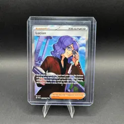 Lucian Pokemon SV Twilight Masquerade 208/167 Ultra Rare Full Art Holo NM - Image 1