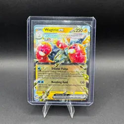 Wugtrio EX Pokemon SV Temporal Forces 060/162 Double Rare Holo NM - Image 1
