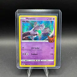 Mewtwo Pokemon Trick or Trade BOOster 056/172 Promo Holo SWSH NM - Image 1