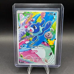 Popplio Pokemon Mega Evolution Promos BSP 045 First Partners Full Art Holo NM - Image 1