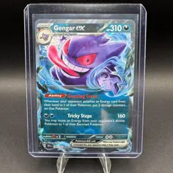 Gengar EX Pokemon Temporal Fates 104/162 Double Rare Holo SV NM Nisota Niso - Image 1