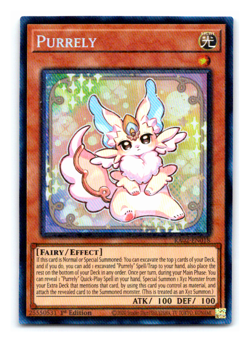 Purrely - RA02-EN018 - Collector's Rare - 1st Edition Yugioh - Image 1