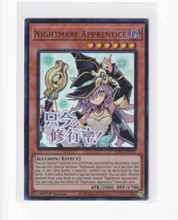 Nightmare Apprentice 2026 YuGiOh #RA05-EN135 Rarity Collection 5 Ultra 1st Ed. - Image 1