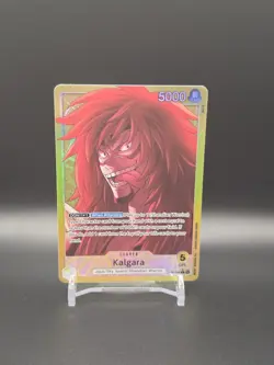 One Piece TCG OP08 Kalgara Alt Art Leader Card OP08-098 Foil English - Image 1
