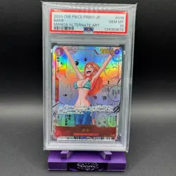 Nami One Piece PRB01 The Best OP01-016 Holo Manga Alt Art Parallel PSA 10 JP - Image 1