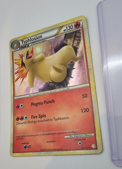 Typhlosion 32/123 HGSS Holo Rare Pokemon Card - Image 4