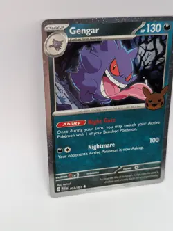 Gengar #57/91 Cosmos Holo Pokemon Card TCG Halloween Trick Or Trade 2024 NM - Image 2
