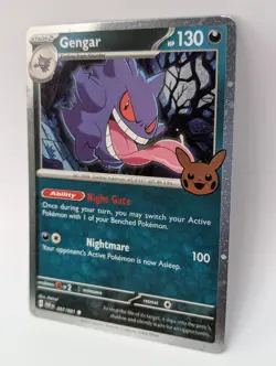 Gengar #57/91 Cosmos Holo Pokemon Card TCG Halloween Trick Or Trade 2024 NM - Image 3