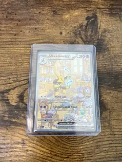 Pokemon TCG Alakazam EX 151 Holo Card Scarlet & Violet 201/165 - Image 1