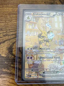 Pokemon TCG Alakazam EX 151 Holo Card Scarlet & Violet 201/165 - Image 2