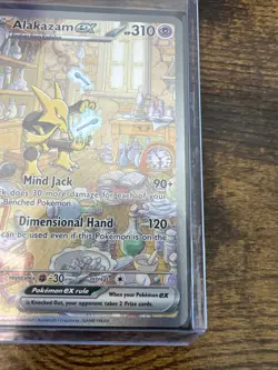 Pokemon TCG Alakazam EX 151 Holo Card Scarlet & Violet 201/165 - Image 3