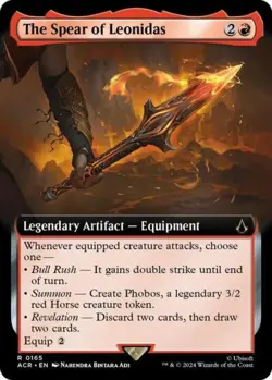 ~ The Spear of Leonidas (Extended Art) ~ NM Foil ~ UB: Assassin's Creed ~ MTG ~ - Image 1