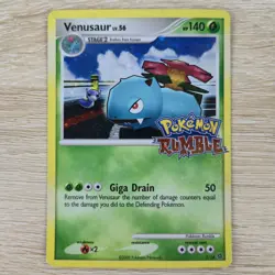 HOLO BLEED ERROR MP Venusaur LV. 56 1/16 Pokemon Rumble Stamped Holo Card - Image 1