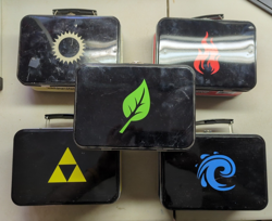 LEGION ICONIC Tin Lunchbox Gaming Storage Case MTG Card Deck Box Holder x5 boxes - Image 1