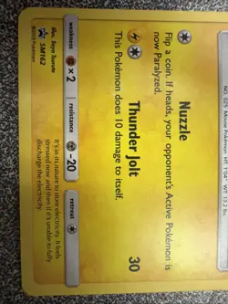 Pokemon 2019 Pikachu SM162 Sun & Moon Black Star Promo Holo Card TCG - Image 2