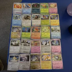 25x Pokemon Cards Rare Holo ONLY Bundle TCG 100% Genuine Reverse Holo - Image 1