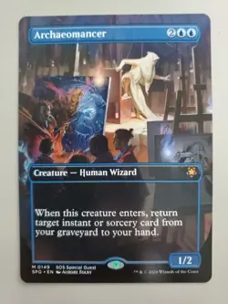 MTG Archaeomancer Secrets Of Strixhaven Special Guests Borderless Mythic - Image 1