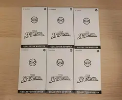 MTG Marvel SpiderMan Collector Booster 6 Pack Lot Sealed Amazon Exclusive - Image 1